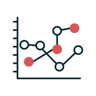 Grafik simgesi vektör illüstrasyonu