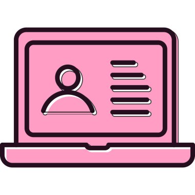 ícone de portfólio. ilustração vetorialPortföy simgesi. vektör çizim