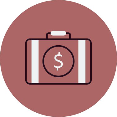 Evrak Dosyası ikon vektör illüstrasyonu