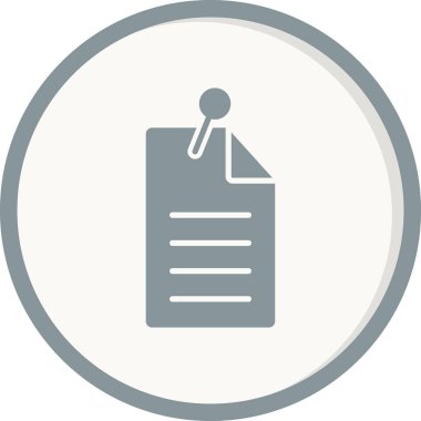 Kağıt, belge simgesi modada  