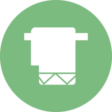 havlu ikonu vektör illüstrasyonu