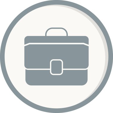 evrak çantası simgesi, vektör illüstrasyonu 