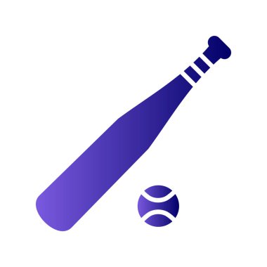 Beyzbol simgesi, vektör illüstrasyonu