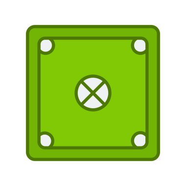 Carrom 'un vektör illüstrasyonu