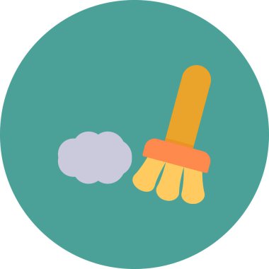 Toz almanın vektör illüstrasyonu 