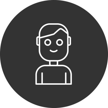 Ajan Avatar karakter vektör çizimi tasarımı