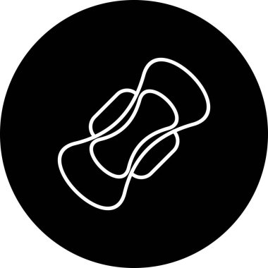 Hijyenik pedin vektör çizimi