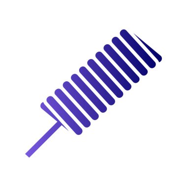 Buzlu şeker. Web simgesi basit illüstrasyon