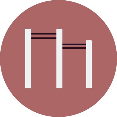 Chin Up simgesinin vektör görüntüsü  