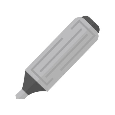 Vurgulayıcı ağ simgesi, basit illüstrasyon