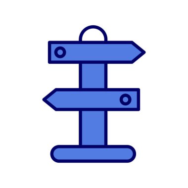 Pano simge vektör illüstrasyonunu imzala