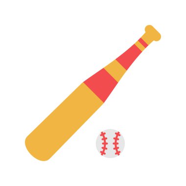 Beyzbol simgesi, vektör illüstrasyonu