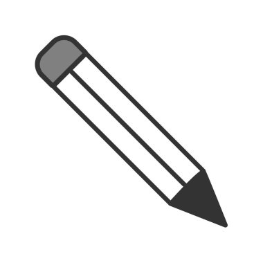 Kalem simgesi, vektör illüstrasyonu