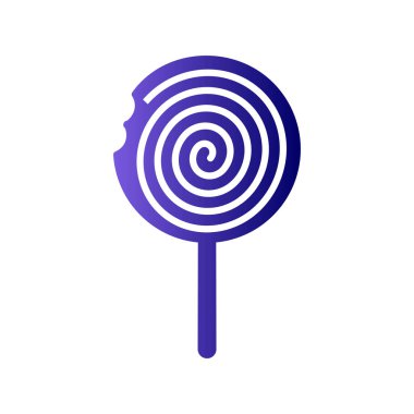 Lolipop simgesi, vektör illüstrasyonu