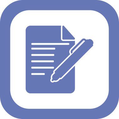 not ve kalem vektör illüstrasyonu