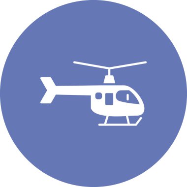 Helikopter simge vektör çizim