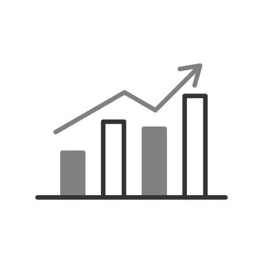 İş grafiği İstatistikler, basit web simgesi