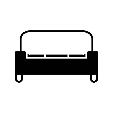 Koltuk simgesi, vektör illüstrasyonu