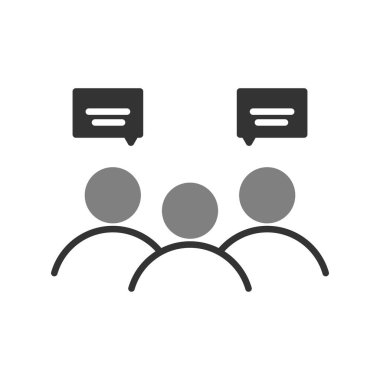 takım, grup simgesi vektör illüstrasyonu