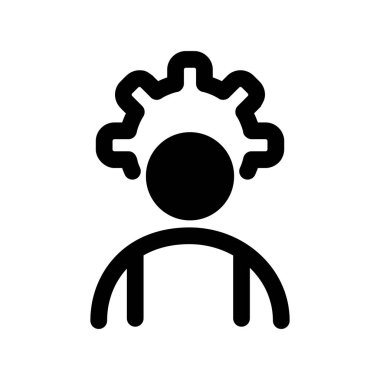 yönetici simgesi vektör çizimi