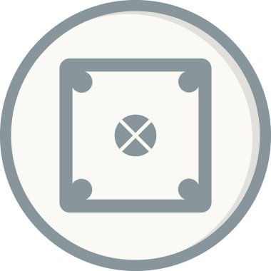 Carrom 'un vektör illüstrasyonu