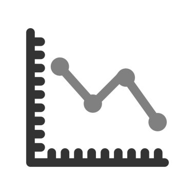 çizgi grafik simgesi, vektör çizim