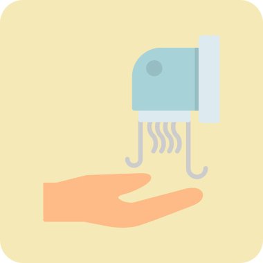 el kurutma simgesi vektör çizimi