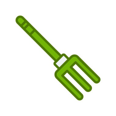 Bahçe tırmık vektör simgesi  