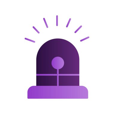 Siren simgesi, vektör çizimi