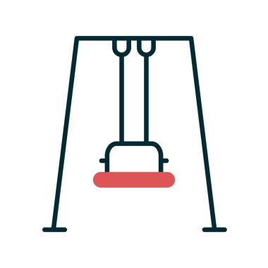 Swing simgesinin vektör illüstrasyonu