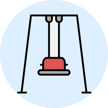 Swing simgesinin vektör illüstrasyonu