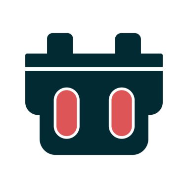 evrak çantası simgesi, vektör illüstrasyonu, çanta simgesi