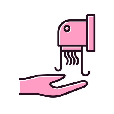 el kurutma simgesi vektör çizimi