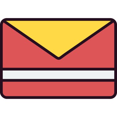 zarf simgesi vektör illüstrasyonu