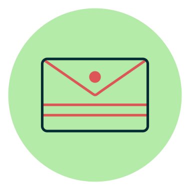 zarf simgesi vektör illüstrasyonu