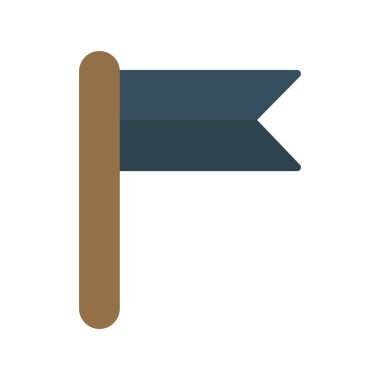 bayrak ikonu vektör illüstrasyonu 