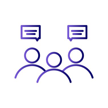 takım, grup simgesi vektör illüstrasyonu