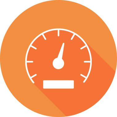 Hız göstergesi. Web simgesi basit tasarım 
