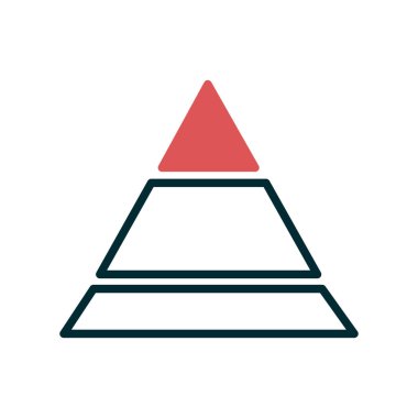 grafik, diyagram simgesi vektör çizimi