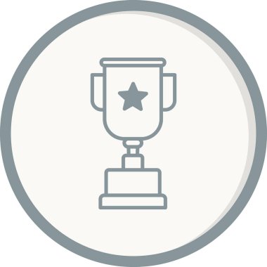 kupa simgesi vektör illüstrasyonu