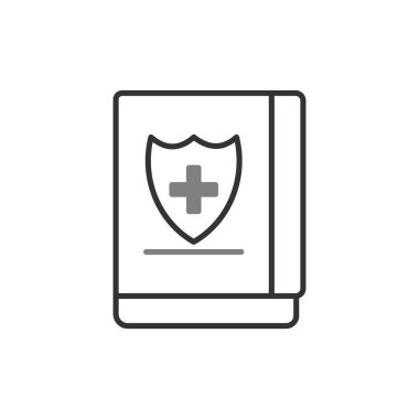 Kitap. Web simgesi basit tasarım