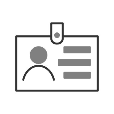 Kart simgesi, vektör illüstrasyonu