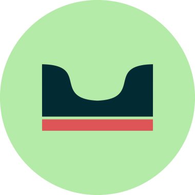 Kaykay oyun alanı simgesi, vektör illüstrasyonu 