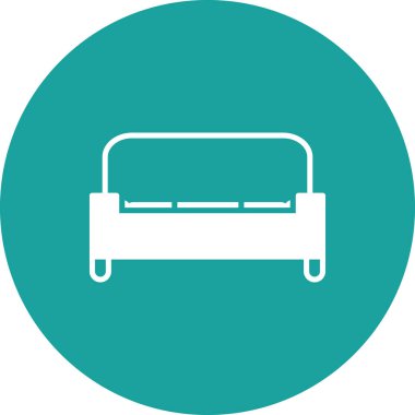 Koltuk simgesi, vektör illüstrasyonu