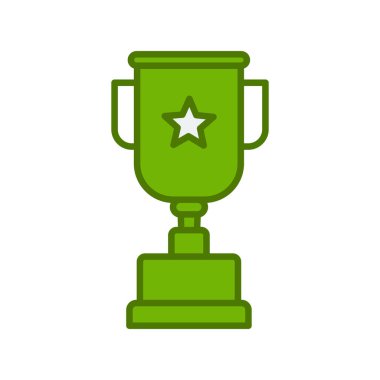 kupa simgesi vektör illüstrasyonu