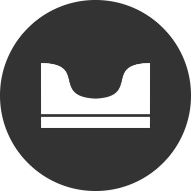 Kaykay oyun alanı simgesi, vektör illüstrasyonu 