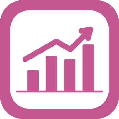 İş grafiği İstatistikler, basit web simgesi