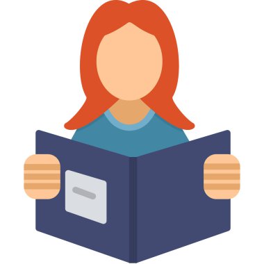 Simge ve vektör illüstrasyonunu oku