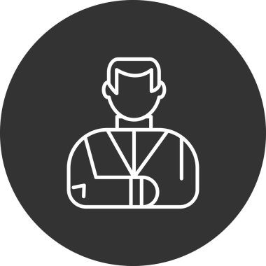 man simgesi vektör illüstrasyonu