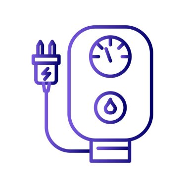 Elektrik Şarj simgesinin vektör illüstrasyonu.